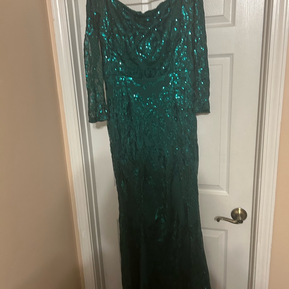 Green long mermaid style - Picture 8 of 8